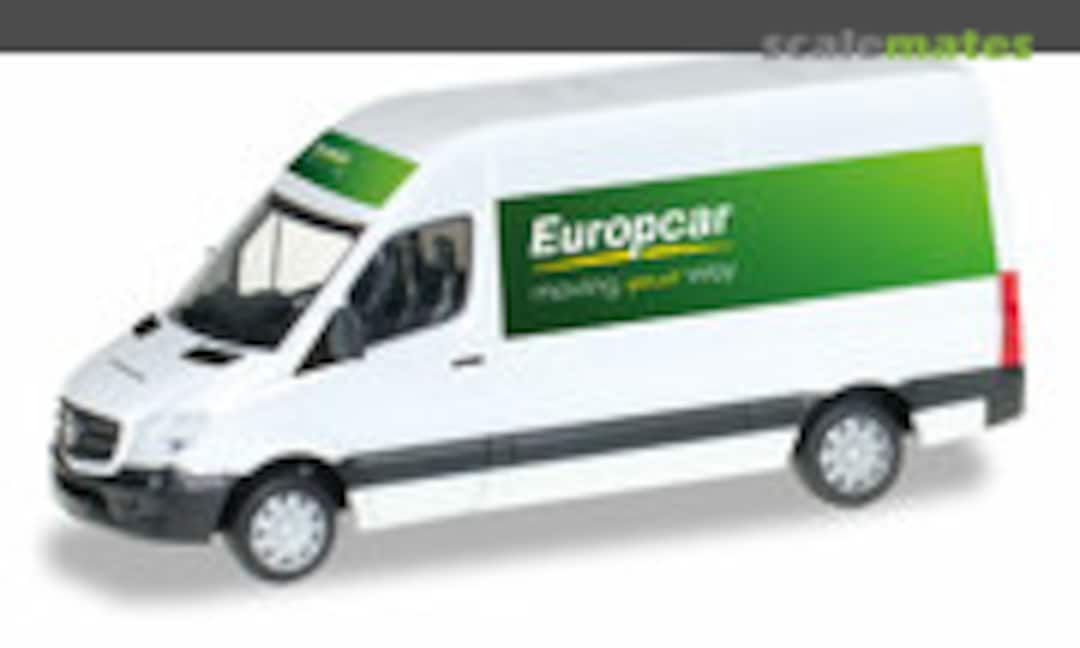 1:87 Mercedes-Benz Sprinter with high roof &quot;Europcar&quot; (Herpa 092753)