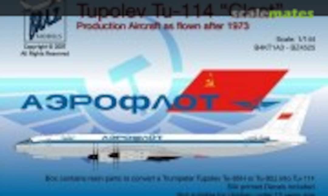 1:144 Tupolev Tu-114 'Cleat' Aeroflot (Bra.Z Models BZ4525)
