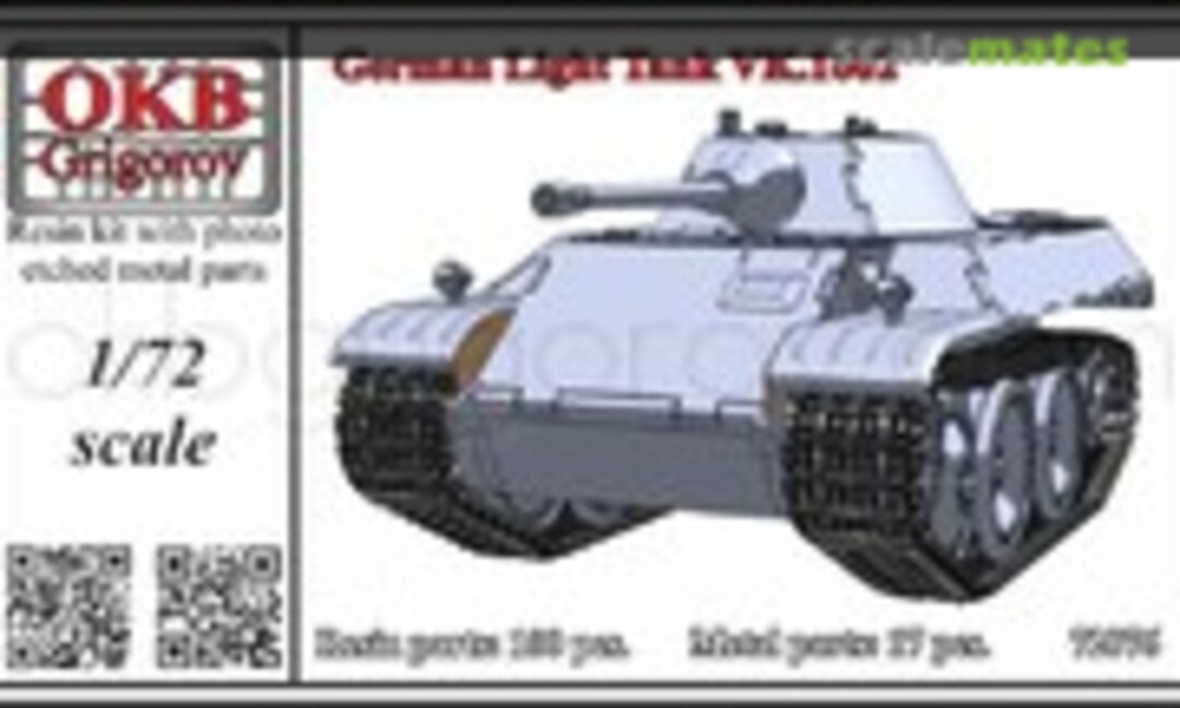 1:72 German Light Tank VK.1602 (OKB Grigorov 72076) 72076
