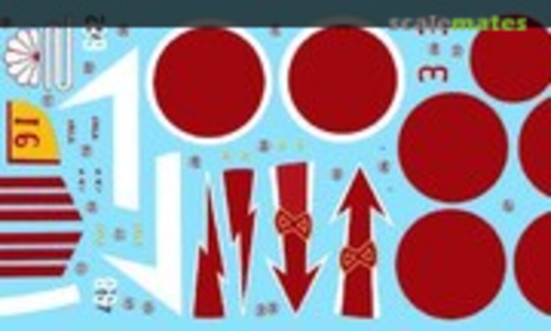 1:48 Nakajima Ki-84 Hayate <Franck> (Berna Decals BD 48-139) BD 48-139