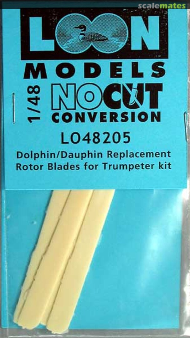 Boxart Dolphin/Dauphin Replacement rotor blades LO48205 Loon Models Boxart Dolphin/Dauphin Replacement rotor blades LO48205 Loon Models