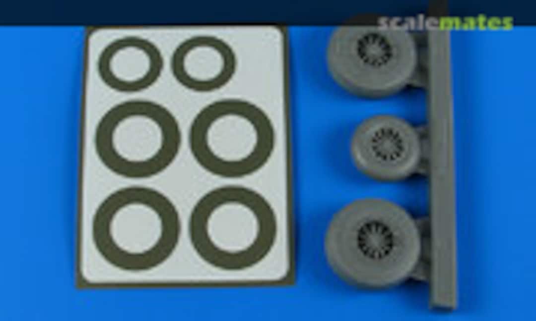 1:48 B-26K Invader wheels & paint masks - early (Aires 4858) 4858