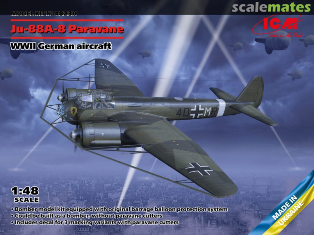 Boxart Ju 88A-8 Paravane 48230 ICM Boxart Ju 88A-8 Paravane 48230 ICM