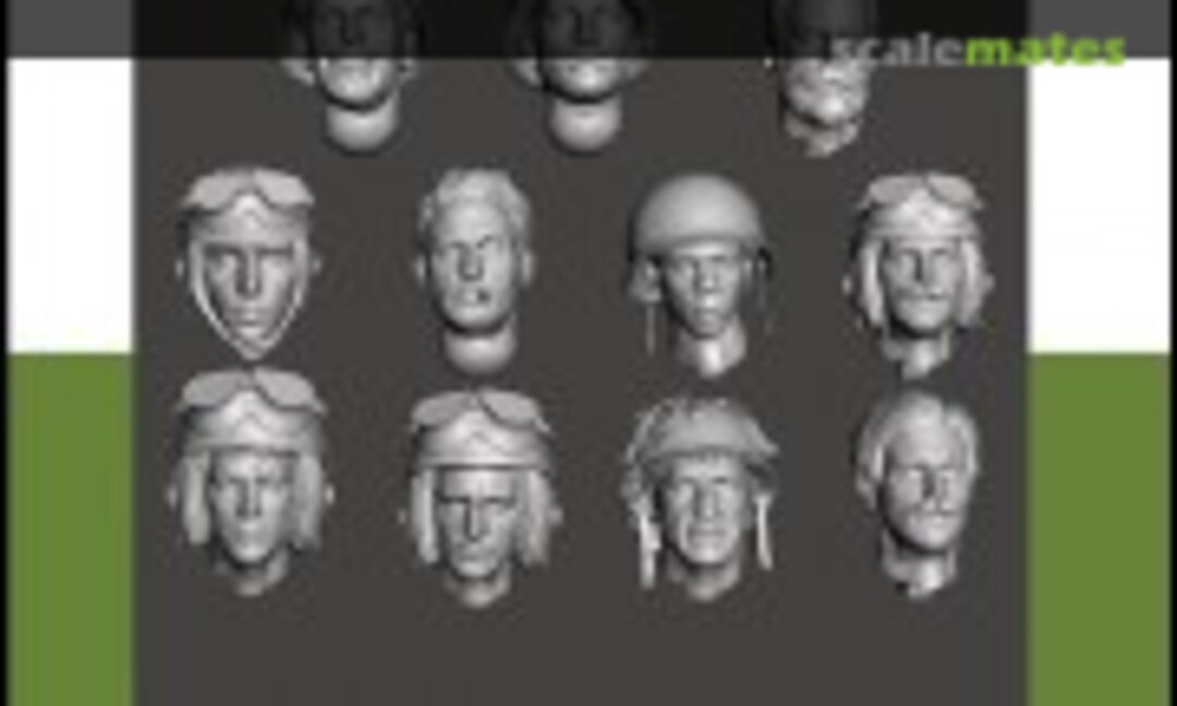 1:72 WWII US Heads (Mironious Models MM72030) MM72030