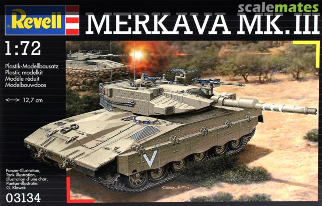 Boxart Merkava Mk. III 03134 Revell Boxart Merkava Mk. III 03134 Revell