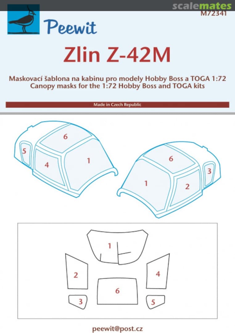 Boxart Zlin Z-42M M72341 Peewit Boxart Zlin Z-42M M72341 Peewit