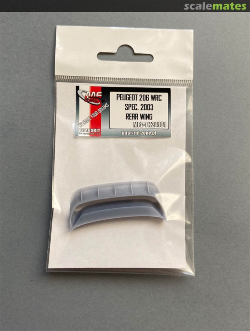 Boxart Peugeot 206 WRC Spec. 2003 Rear Wing MFZ-TK24101 MF-Zone Boxart Peugeot 206 WRC Spec. 2003 Rear Wing MFZ-TK24101 MF-Zone