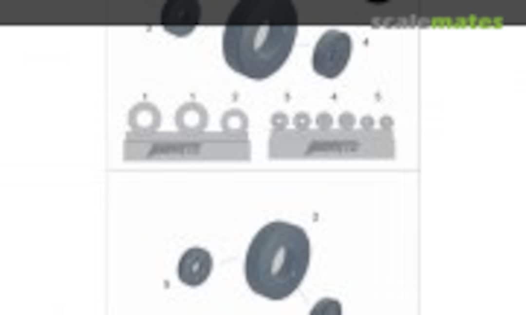 1:72 Wheels for AMX (Duarte DS72-29) DS72-29