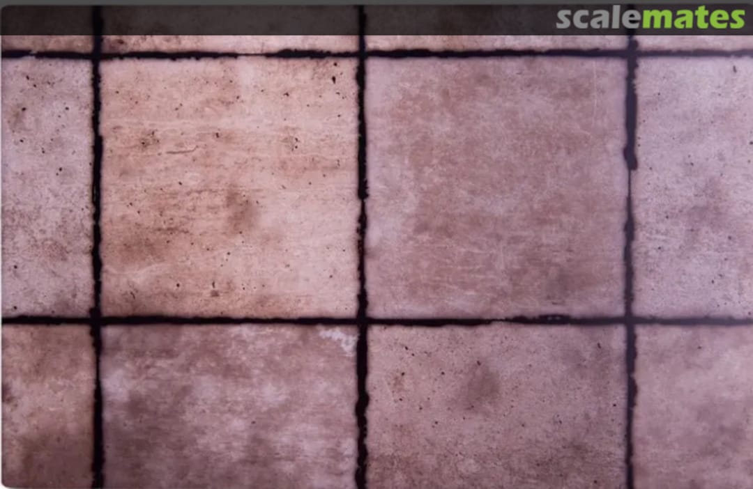 Boxart Soviet Square Concrete Plates Airfield 1970 - Acrylic 3mm (280x280mm) (170G) KS72109 Kelik