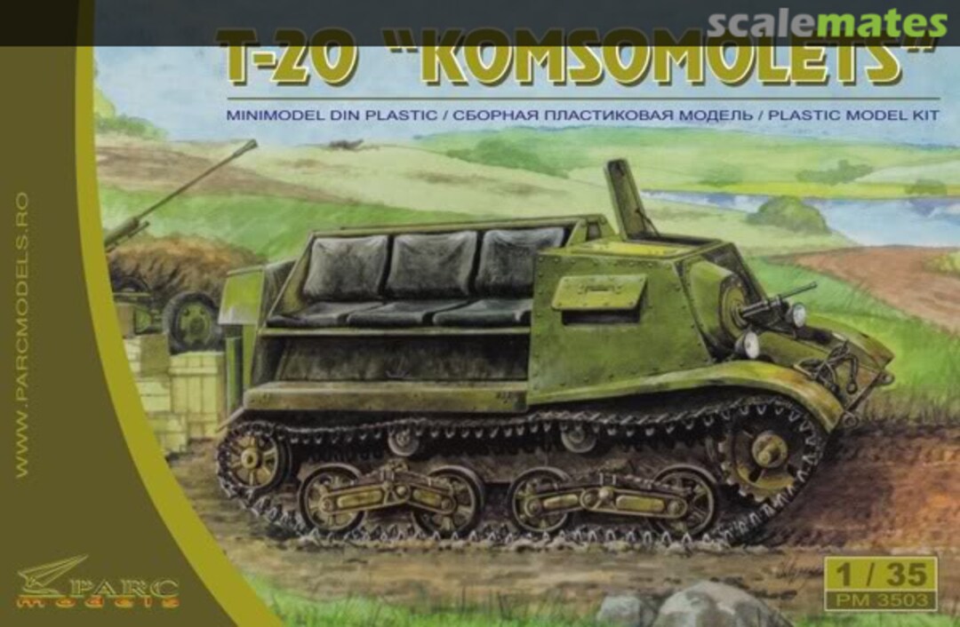 Boxart T-20 Komsomolets PM 3503 Parc Models Boxart T-20 Komsomolets PM 3503 Parc Models