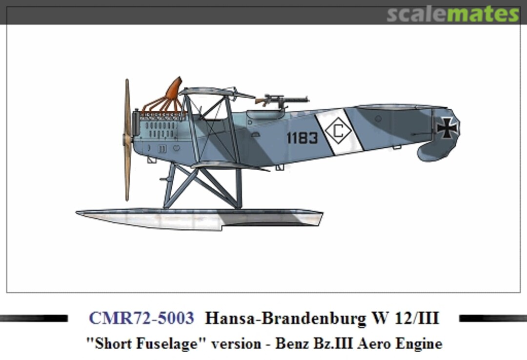 Boxart Hansa-Brandenburg W 12/III CMR72-5003 CMR Boxart Hansa-Brandenburg W 12/III CMR72-5003 CMR