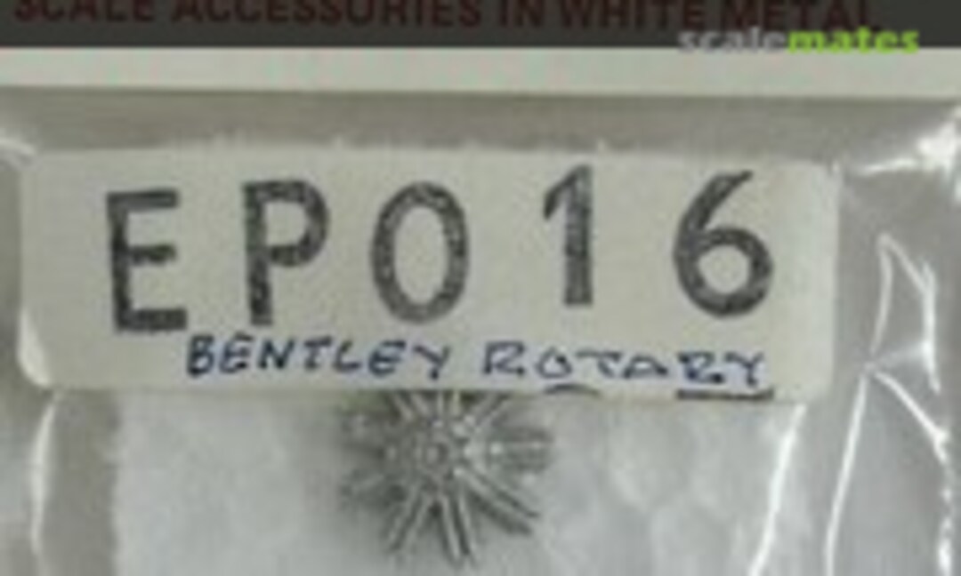 1:72 9 Cyl Bentley Rotary and 2 Blade Prop (Aeroclub E016) E016