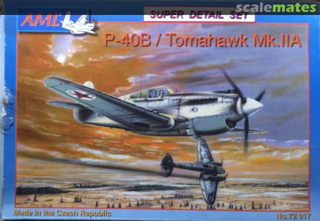 Boxart P-40B / Tomahawk Mk.IIA 72017 AML Boxart P-40B / Tomahawk Mk.IIA 72017 AML