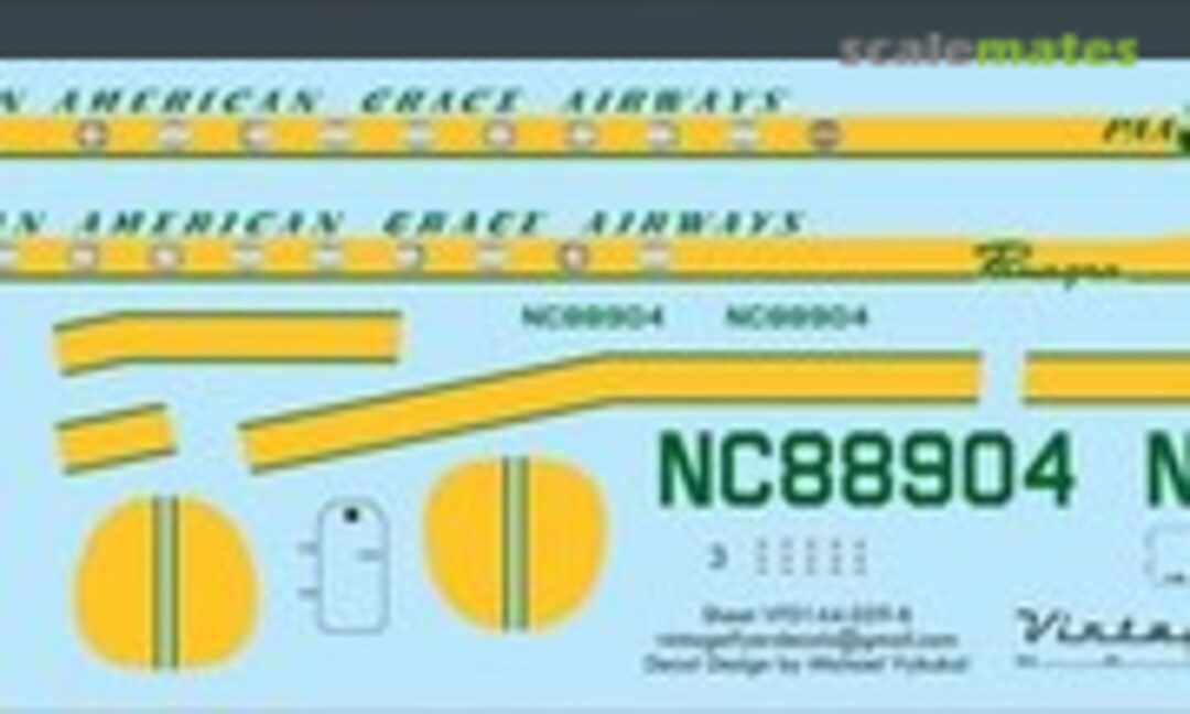 1:144 DC-4 Panagra (Vintage Flyer Decals VFD144-059) VFD144-059