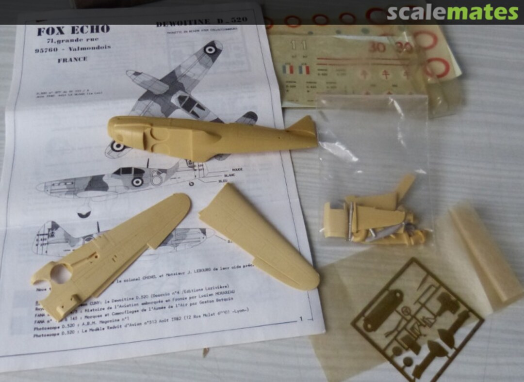 Contents Dewoitine D.520 Fox Echo Contents Dewoitine D.520 Fox Echo