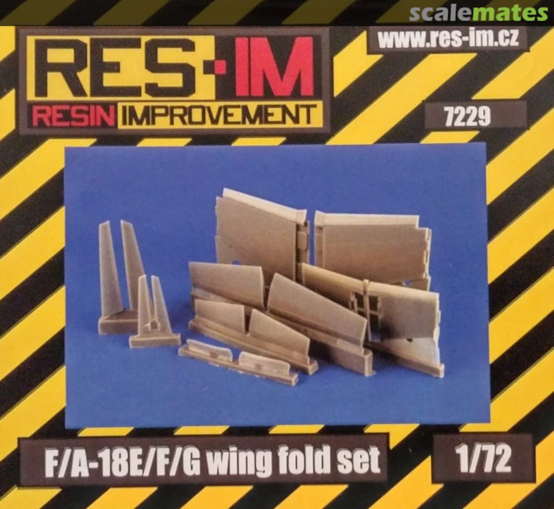 Boxart F/A-18E/F/G wing folding set 7229 RES-IM Boxart F/A-18E/F/G wing folding set 7229 RES-IM