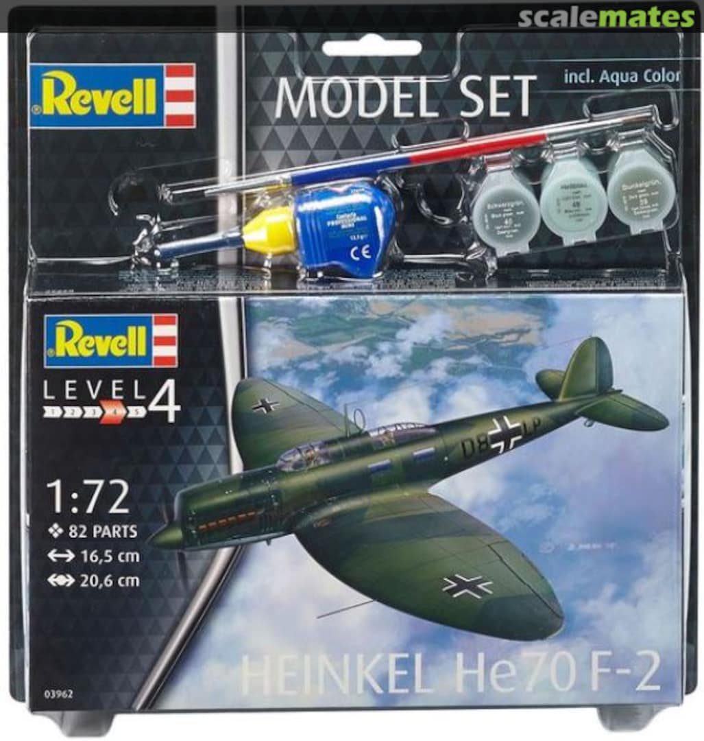 Boxart Heinkel He 70 F-2 63962 Revell Boxart Heinkel He 70 F-2 63962 Revell