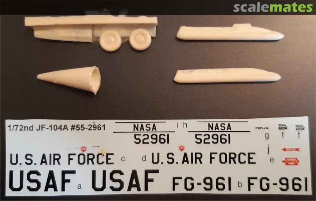 Boxart JF-104A #55-2961 RD1 7213 Muroc Models Boxart JF-104A #55-2961 RD1 7213 Muroc Models