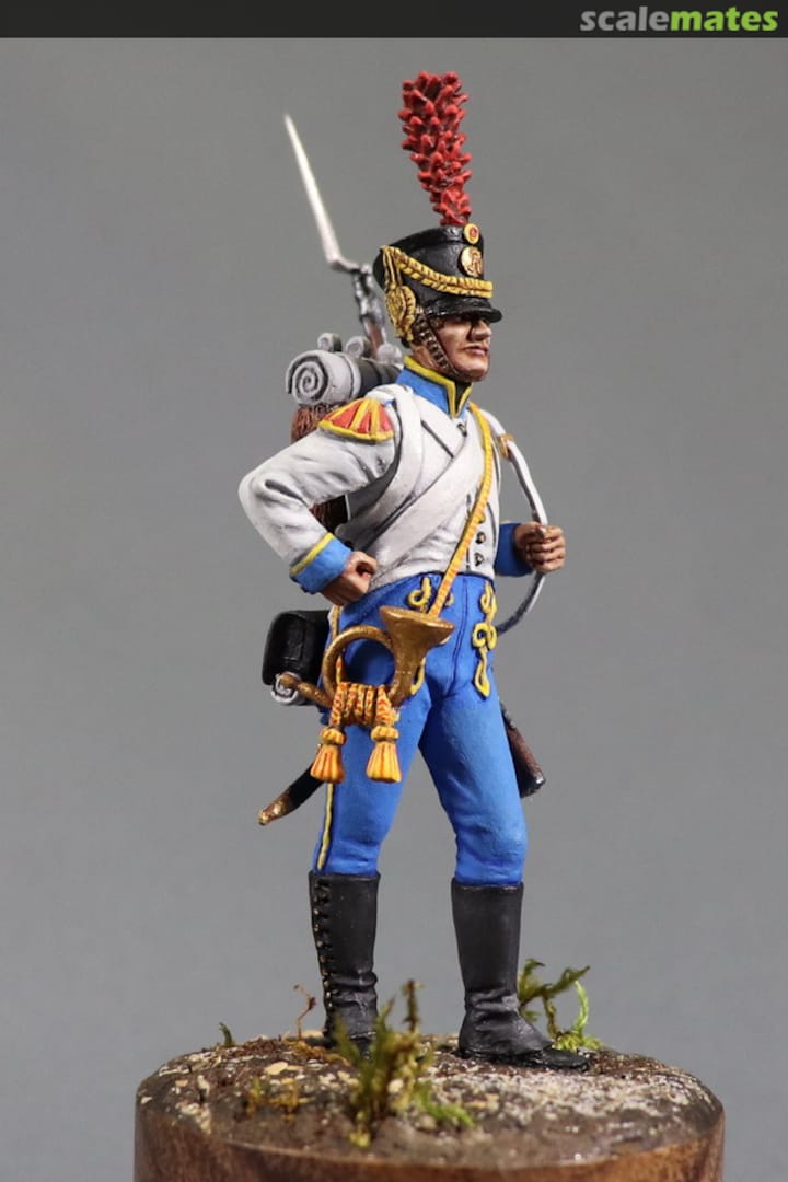 Boxart Cornet of the «Reuss» company, 2nd battalion of the 6th Infantry regiment of the Confederation of the Rhine, 1809-12 CHM-54284(M) Chronos Miniatures Boxart Cornet of the «Reuss» company, 2nd battalion of the 6th Infantry regiment of the Confederation of the Rhine, 1809-12 CHM-54284(M) Chronos Miniatures