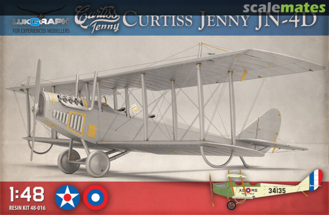 Boxart Curtiss Jenny JN-4D 48-016 Lukgraph