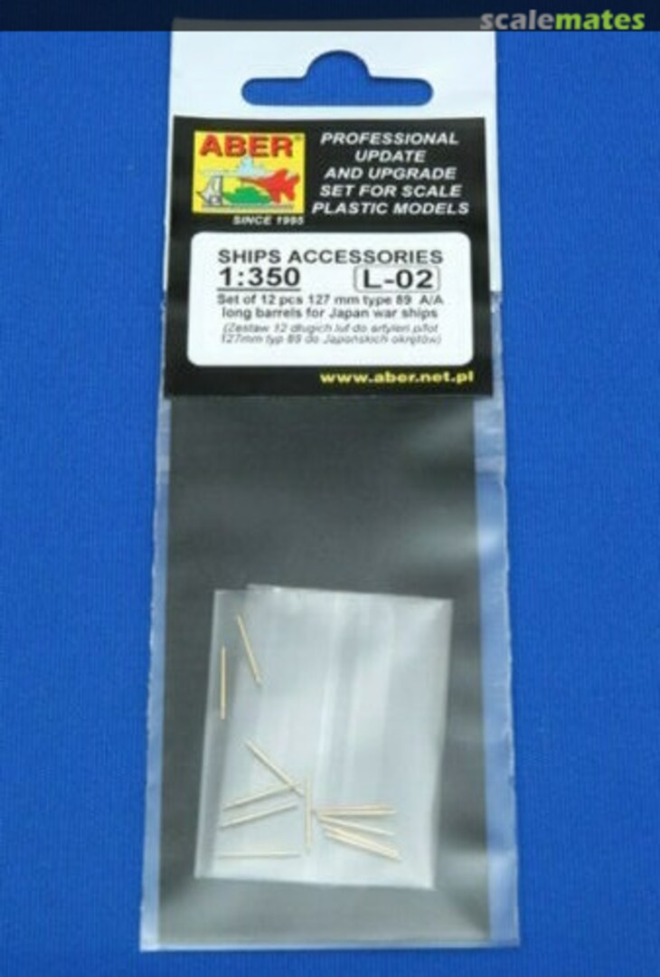 Boxart IJN 127 mm Type 89 A/A Long Barrels L02 Aber Boxart IJN 127 mm Type 89 A/A Long Barrels L02 Aber
