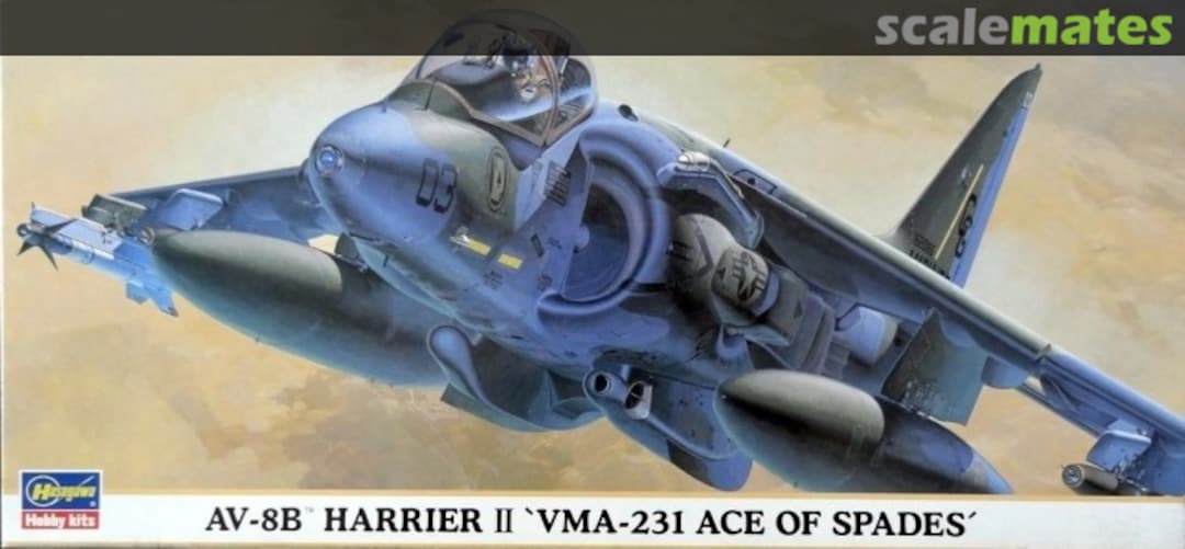 Boxart AV-8B Harrier II `VMA-231 Ace of Spades´ 00664 Hasegawa Boxart AV-8B Harrier II `VMA-231 Ace of Spades´ 00664 Hasegawa