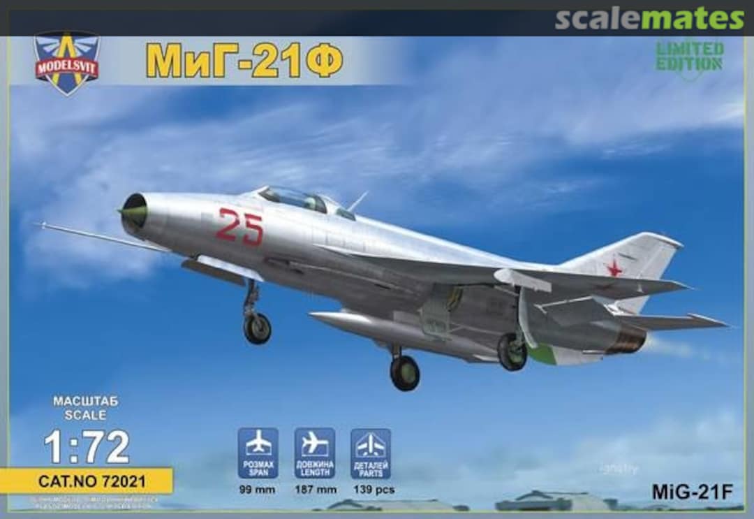 Boxart MiG-21F 72021 ModelSvit Boxart MiG-21F 72021 ModelSvit