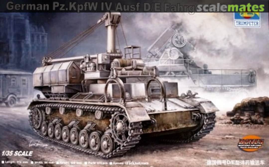Boxart Pz.Kpfw. IV Ausf. D/E Fahrgestell 00362 Trumpeter Boxart Pz.Kpfw. IV Ausf. D/E Fahrgestell 00362 Trumpeter