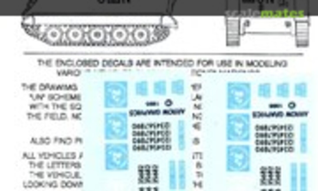 1:35 United Nations markings for military vehicles (Arrow Graphics C-92-35) C-92-35