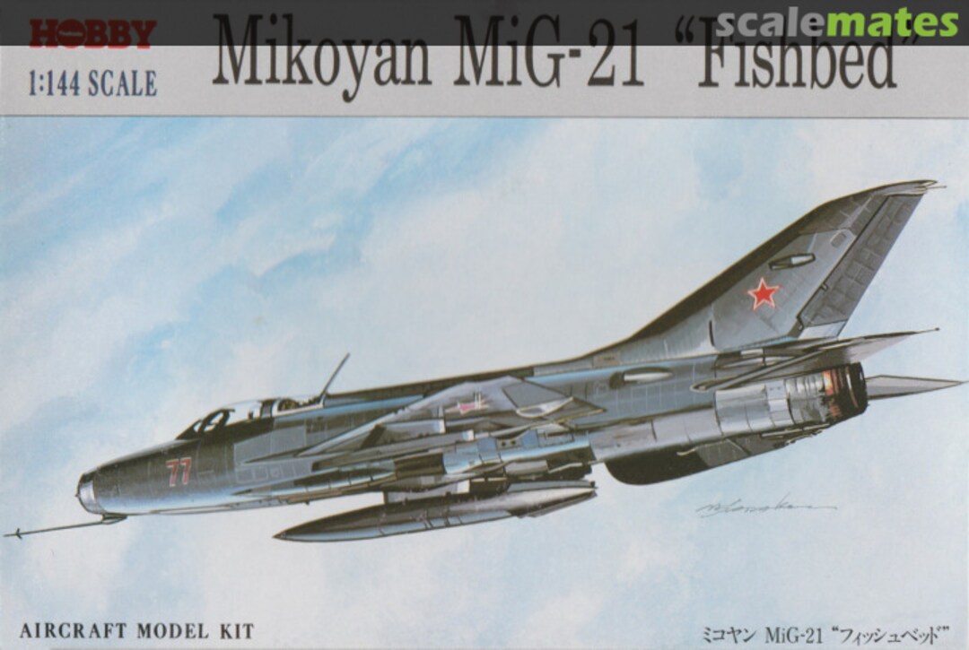 Boxart Mikoyan Mig-21 "Fishbed" J08 Tsukuda Hobby