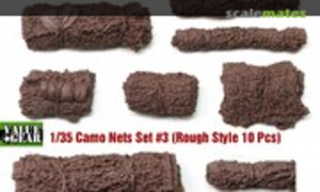 1:35 Camo Nets "Rough Style" Set 3 (Value Gear VGN03) VGN03