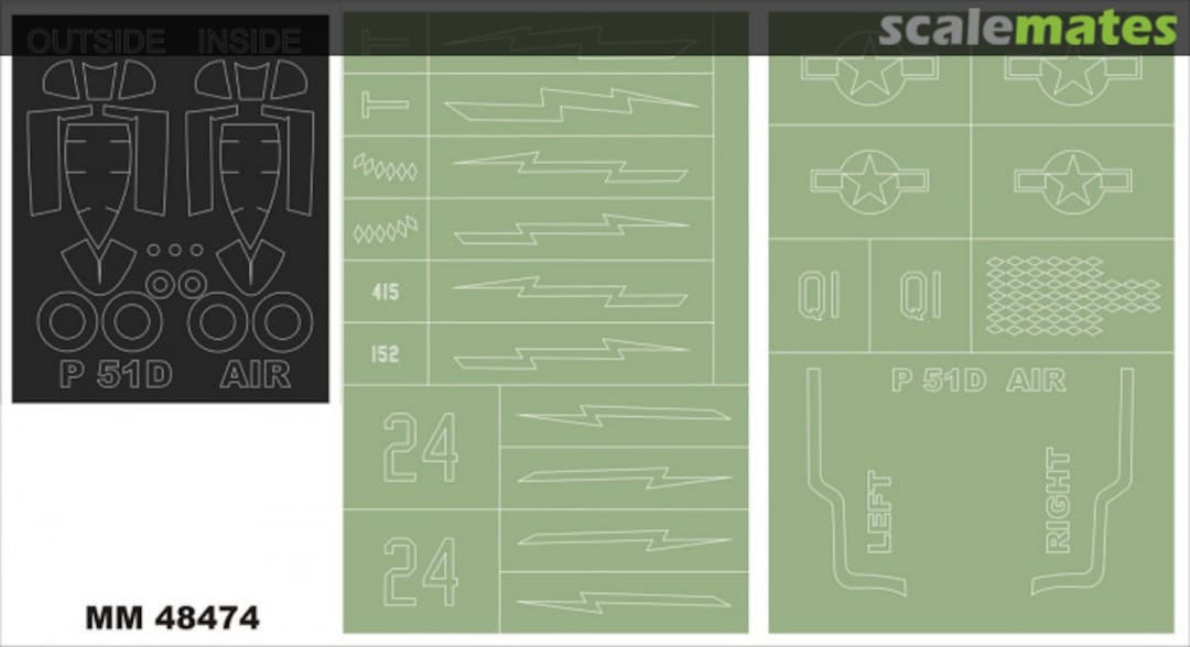 Boxart P-51D Mustang MM48474 Montex Boxart P-51D Mustang MM48474 Montex