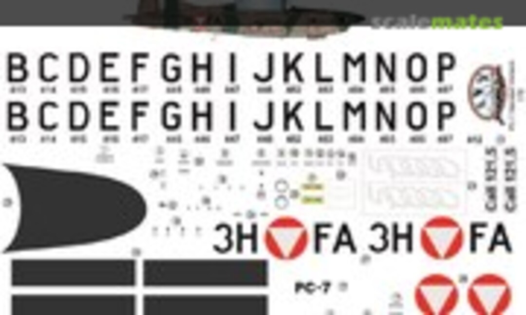 1:48 Pilatus PC-7 Österreichisches Bundesheer (Brent-Air-Decals FP 48101) FP 48101