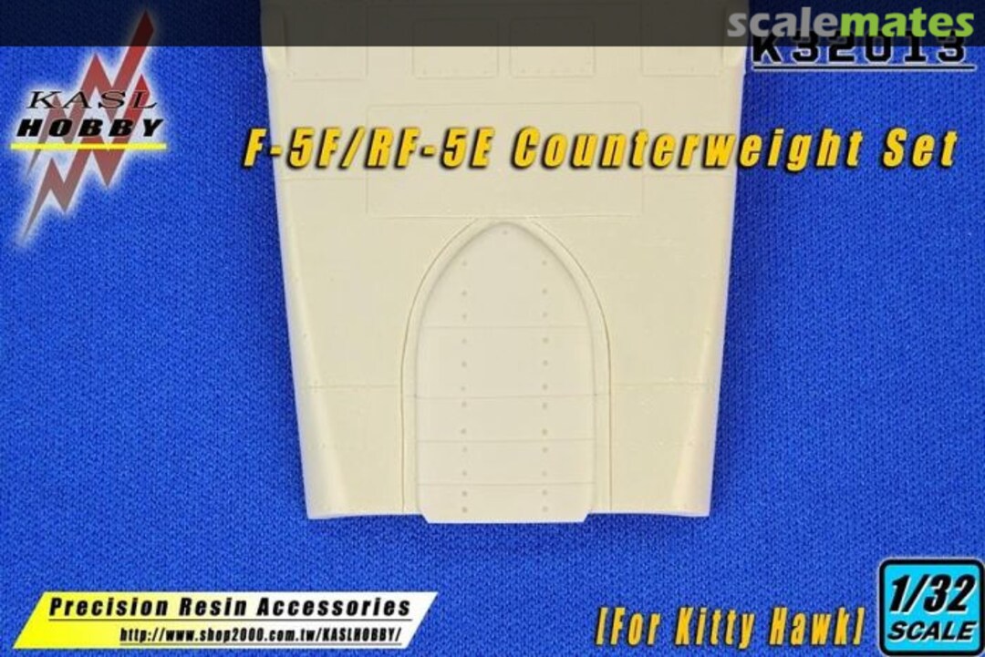 Boxart F-5F/RF-5E Counterweight Set (for Kitty Hawk) K32013 Kasl Hobby