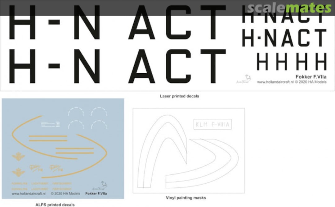 Boxart KLM F.VIIa KLM FOF7AK-W HA Models