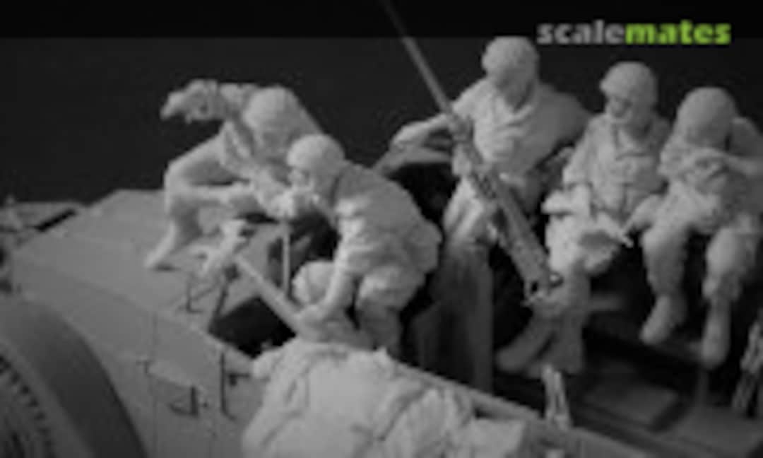 1:35 Israeli Paratroopers 1967 -Front Set- (6 figures) (AC Models ACM35032) ACM35032