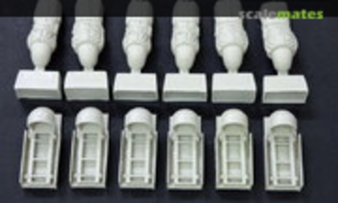 1:48 C-47 Skytrain racks for drop containers (PlusModel AL4069) AL4069