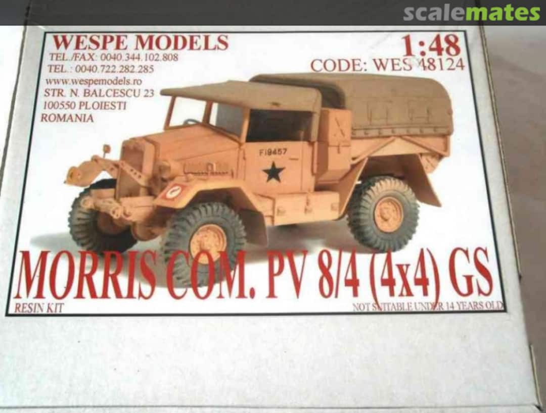 Boxart Morris Com. PV8/4 (4x4) GS WES 48124 Wespe Models
