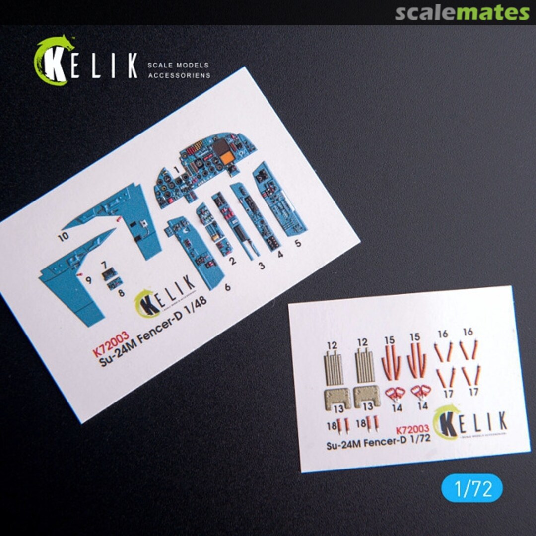 Boxart Su-24M Fencer-D - interior 3D decal K72003 Kelik Boxart Su-24M Fencer-D - interior 3D decal K72003 Kelik