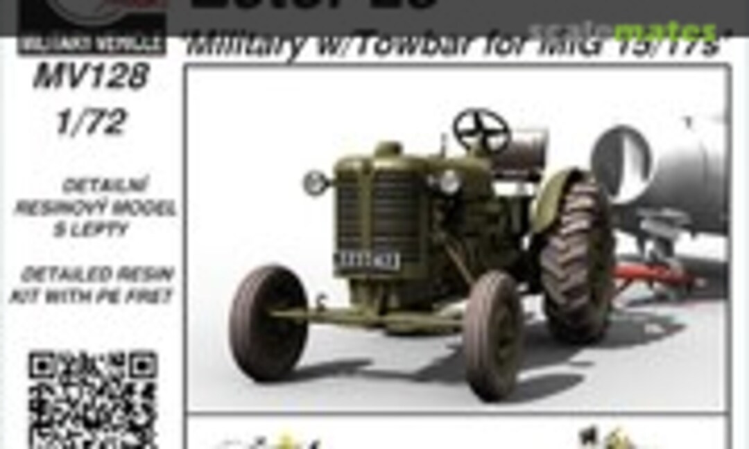 1:72 Zetor 25 'Military w/Towbar for MiG-15/17' (Planet Models MV128)
