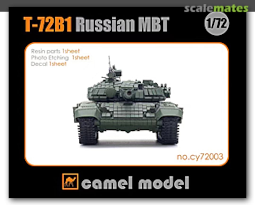 Boxart T-72B1 Russian MBT CY72003 Camel Model Boxart T-72B1 Russian MBT CY72003 Camel Model
