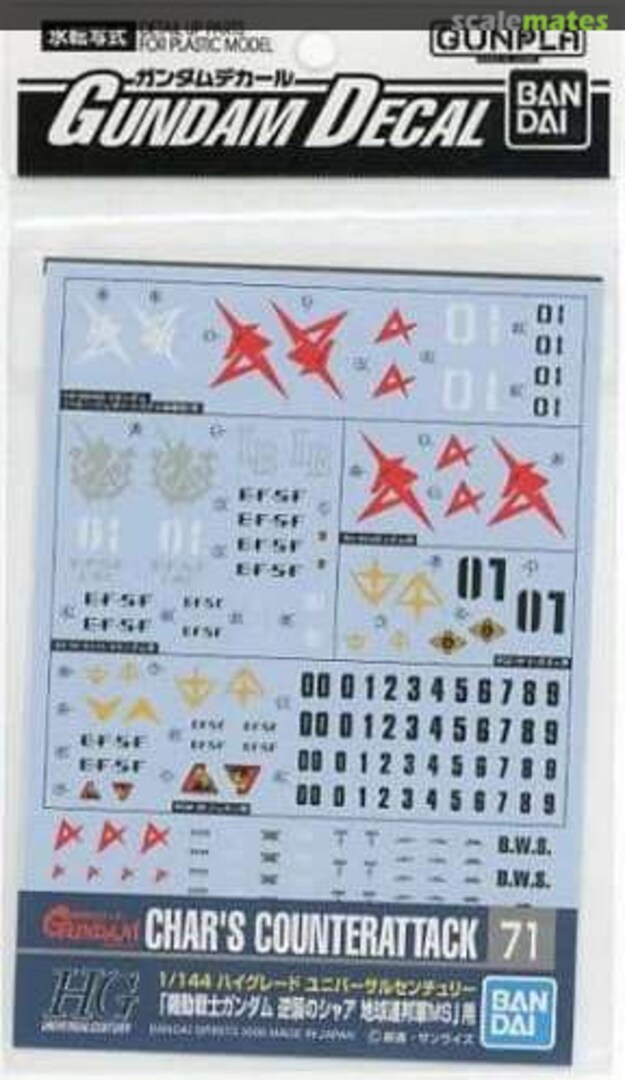 Boxart Char's Counterattack (EFSF) 2076869 Bandai Spirits