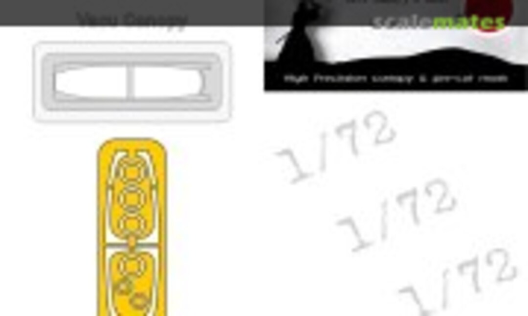 1:72 F-16B Falcon Vacu Canopy And Mask (DEAD Design Models CM72029) CM72029