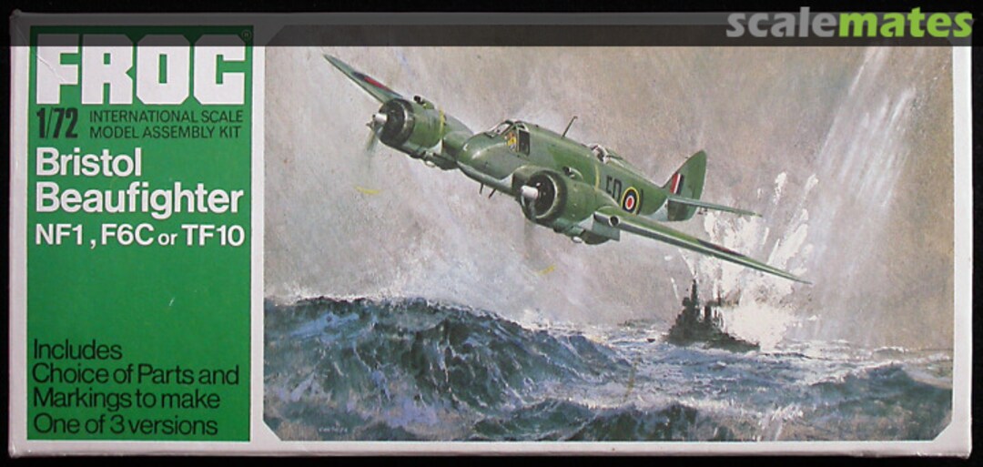 Boxart Bristol Beaufighter NF1, F6C or TF10 F191 FROG Boxart Bristol Beaufighter NF1, F6C or TF10 F191 FROG