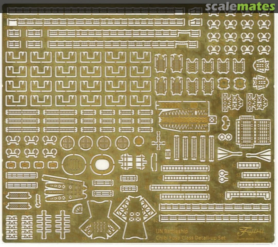 Boxart Photo-Etched Parts for Chibi-maru Ship Fuso-class (Fuso/Yamashiro) 11713 Fujimi Boxart Photo-Etched Parts for Chibi-maru Ship Fuso-class (Fuso/Yamashiro) 11713 Fujimi