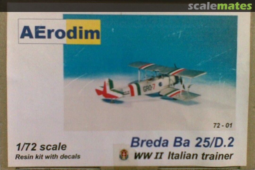 Boxart Breda Ba 25/D.2 72-01 Aerodim