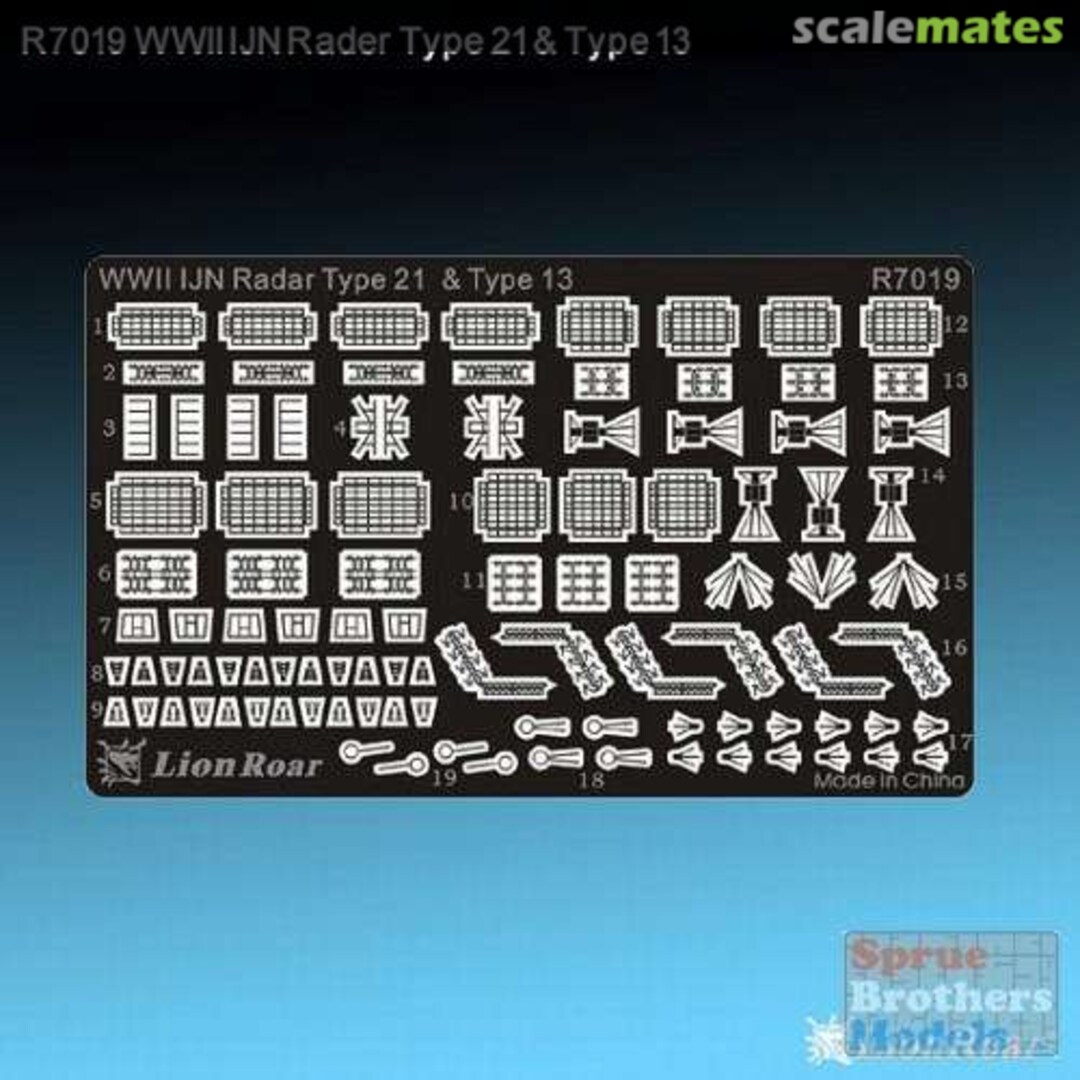 Boxart WWII IJN Rader Type 21 & Type 13 R7019 Lion Roar