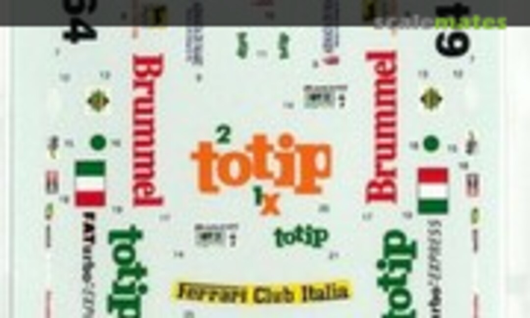 1:24 Ferrari F348 "Totip" LM 1994 Decals (Studio27 ST27-DC07) ST27-DC07