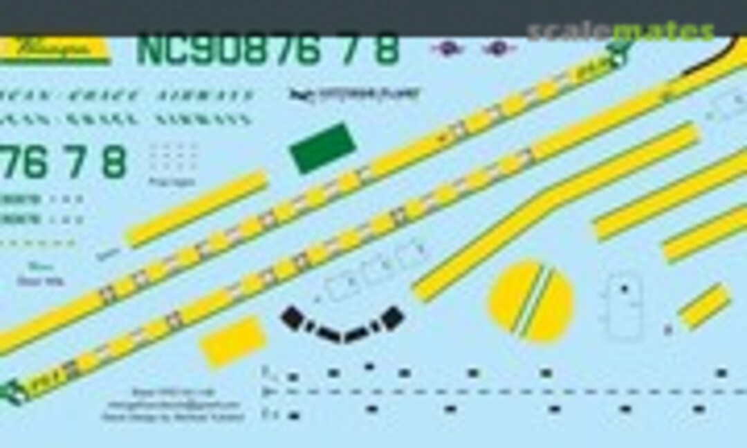 1:144 DC-6 Panagra (Del) (Vintage Flyer Decals VFD144-146) VFD144-146