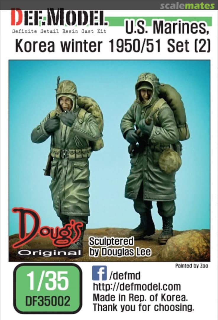Boxart US Marines Korea Winter 1950-51 Set #2 (2 Figures) DF35002 Def.Model